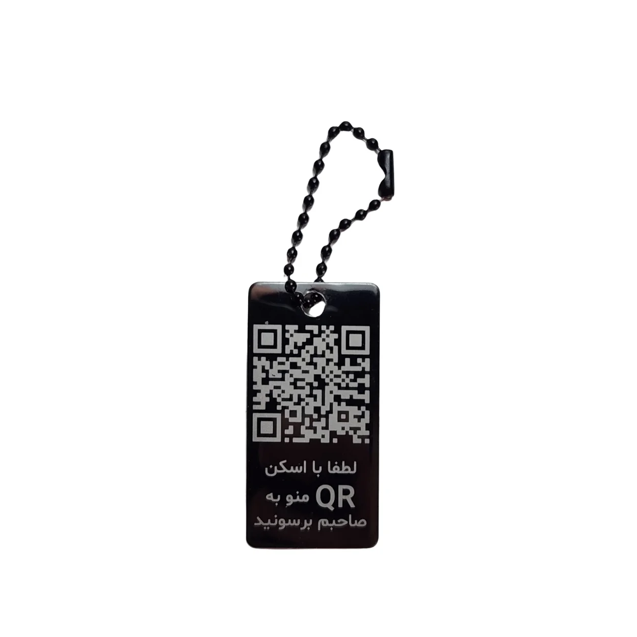پلاک هوشمند QR سگ آلساپت | سایز بزرگ ۲٫۵×۵ سانتیمتر - Image 2